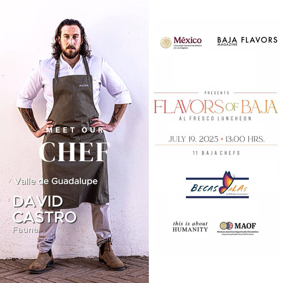 carlos_glezgtez's tweet image. 👩🍳👨🍳11 chefs, 1 sola causa. #FlavorsOfBaja reúne lo mejor de la cocina de la península bajacaliforniana.
Con la participación del chef David Castro, #Fauna 📍#ValleDeGuadalupe
🎓 100% de lo recaudado se destinará a #BecasAlas
🎟️ eventbrite.com/e/becas-alas-s…