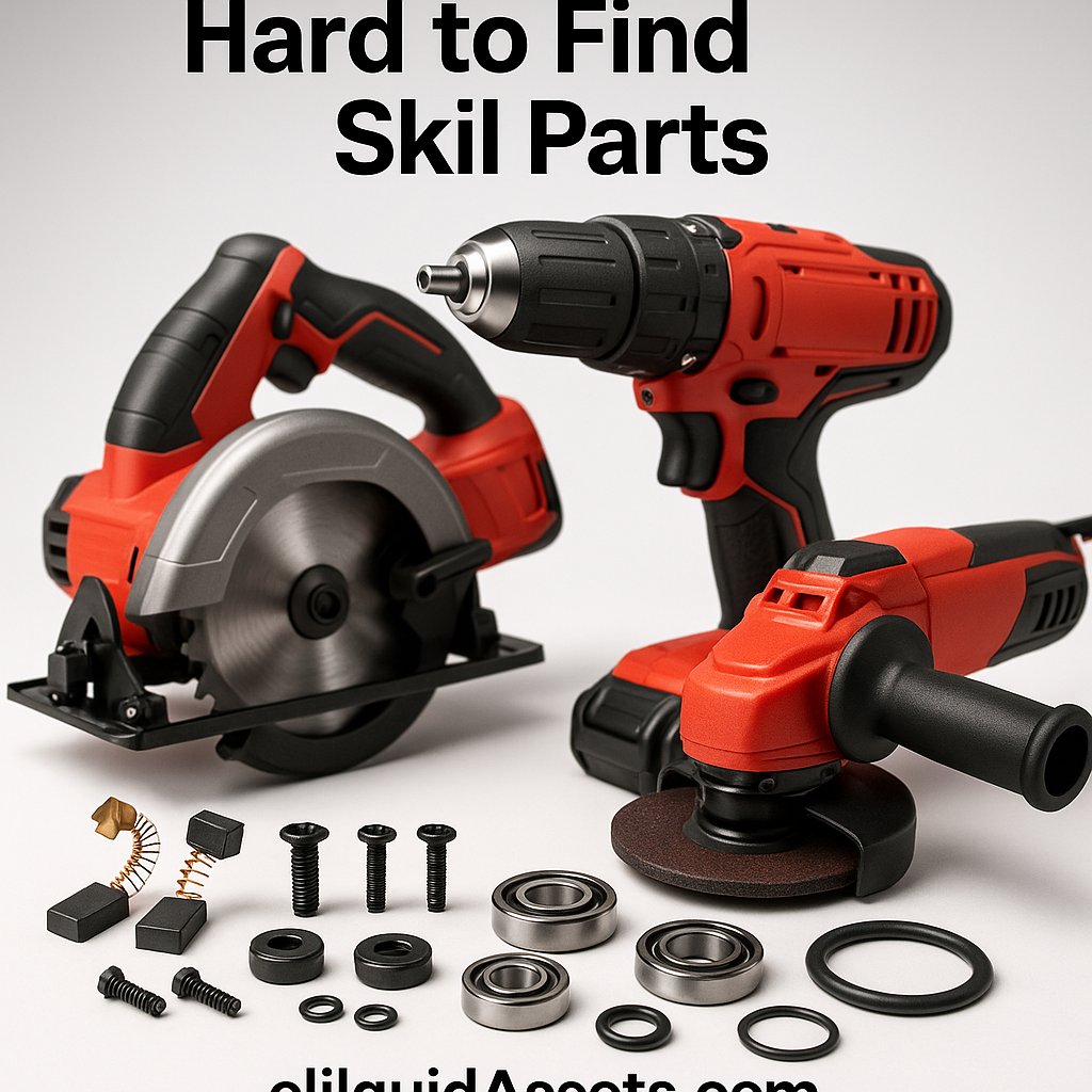 eLiquidAssets's tweet image. Need a rare part for your Skil power tool? We specialize in hard-to-find components and ship fast—one business day guaranteed.  Shop now at eliquidassets.com  
#SkilTools #PowerToolRepair #DIYRepairs #ToolParts #eliquidassets