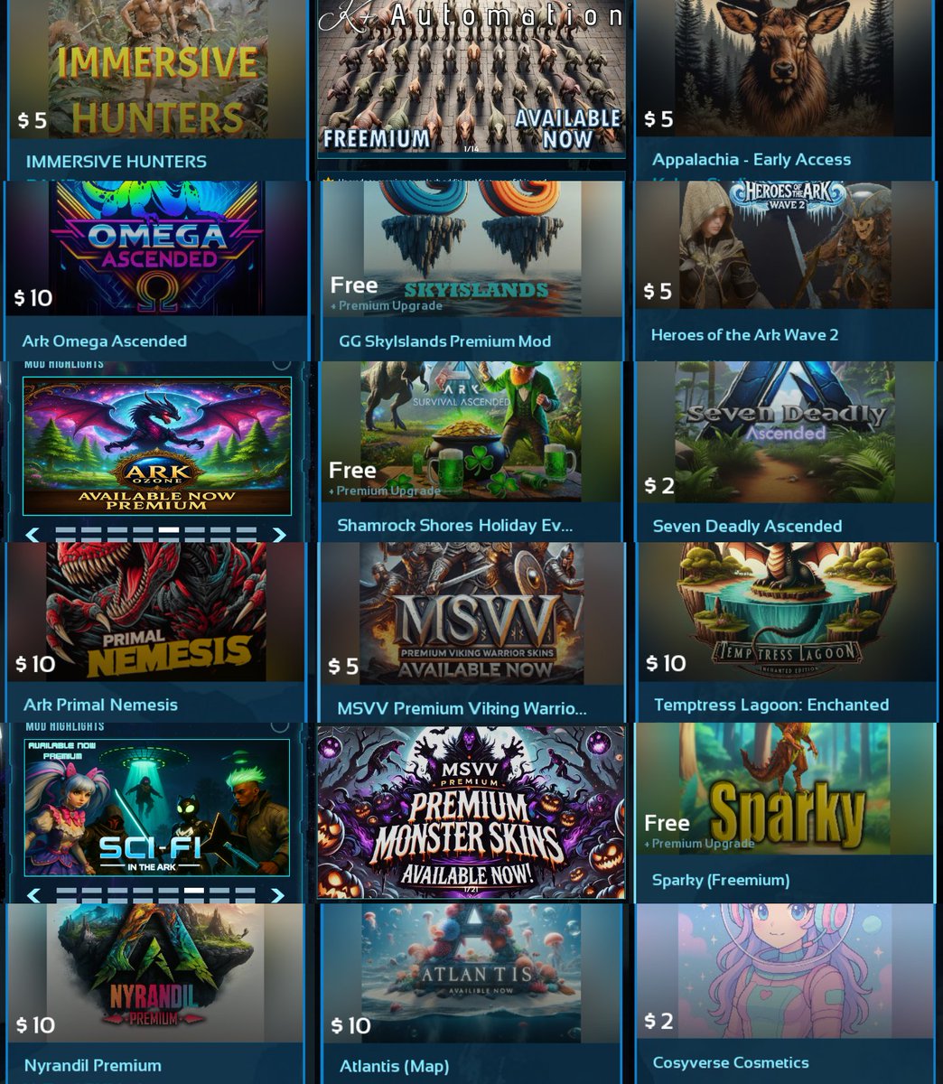 ARK: Survival Ascended has an AI issue.

The biggest proprietor of which? Mods that are considered 'Premium' and shipped with a price tag ranging from between $2 - $10 per individual Mod. (🧵1/6)
#ARKSurvivalAscended #PlayARK