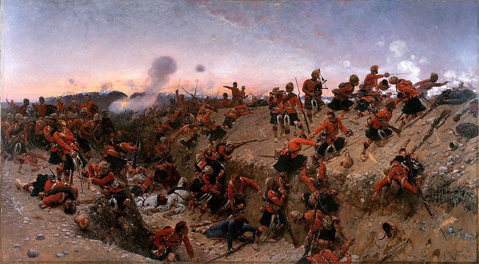 Empireaesth's tweet image. The Storming of Tel el Kebir, 13 September 1882
- Alphonse de Neuville (1883)