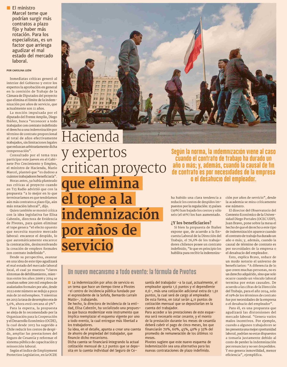 OCEC - UDP (@ocecudp) on Twitter photo El director del OCEC UDP <a href="/jpbravom/">Juan Bravo M.</a> se refirió en DF a las causales de término de contrato que dan derecho a indemnización por años de servicio: “para el año 2024, solo el 19% de los términos de contrato fue por necesidades de la empresa o el desahucio del empleador" El director del OCEC UDP <a href="/jpbravom/">Juan Bravo M.</a> se refirió en DF a las causales de término de contrato que dan derecho a indemnización por años de servicio: “para el año 2024, solo el 19% de los términos de contrato fue por necesidades de la empresa o el desahucio del empleador"