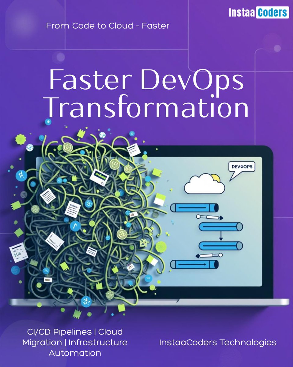 InstaaCoders's tweet image. ⚙️ Build. Integrate. Deploy. Repeat.
With @InstaaCoders, accelerate time-to-market using robust DevOps automation and smart cloud infrastructure.
We optimize performance, so you can focus on innovation.
👉 instaacoders.com/services/cloud…

#DevOpsAutomation #CloudDevOps #CICDPipeline