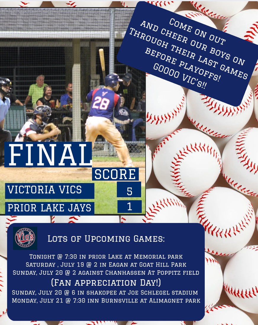 Victoria Vics Baseball Club tweet media