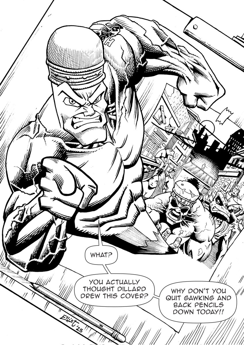 Pencils Down fan art!!  I hope you like it, the campaign is currently in fulfillment!!  
#Comicsgate