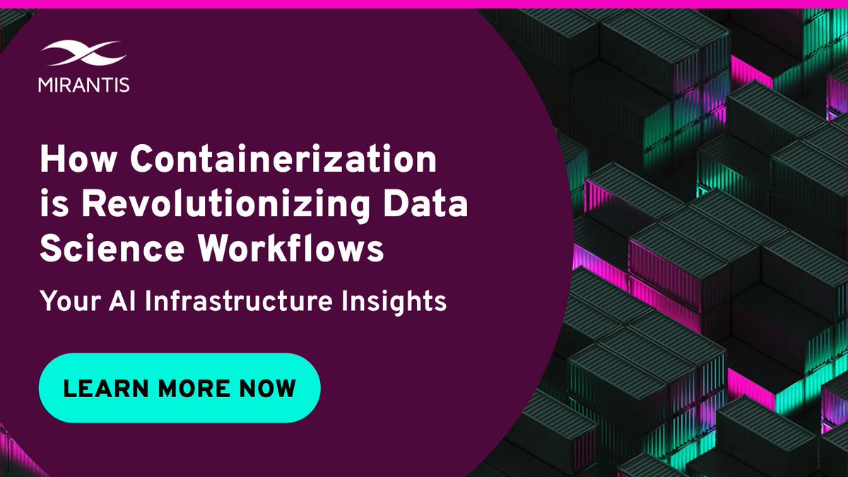 MirantisIT's tweet image. Data science workflows are only as strong as the infrastructure behind them. From reproducibility to resource optimization, containerization is helping teams move faster, collaborate better, and scale with confidence.
In this blog, you’ll learn how containerization enables:
•…