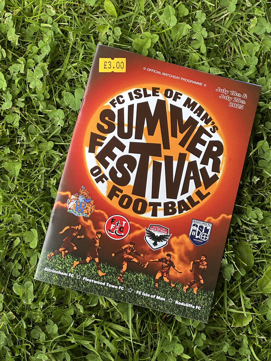The Ravens 12th Man (@uptheravens) on Twitter photo Decent 20 page programme 📖 £3 from <a href="/FCIsleOfMan/">FC Isle of Man</a> for the Festival of Football with <a href="/ftfc/">Fleetwood Town Football Club</a> <a href="/altrinchamfc/">Altrincham FC</a> and <a href="/radcliffeboro/">Radcliffe FC</a> Decent 20 page programme 📖 £3 from <a href="/FCIsleOfMan/">FC Isle of Man</a> for the Festival of Football with <a href="/ftfc/">Fleetwood Town Football Club</a> <a href="/altrinchamfc/">Altrincham FC</a> and <a href="/radcliffeboro/">Radcliffe FC</a>