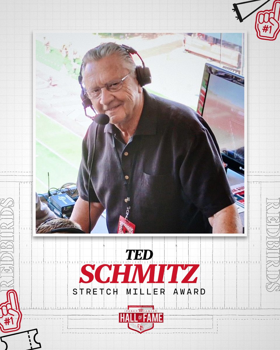 Welcome to the Illinois State Athletics Percy Family Hall of Fame, Ted🤩