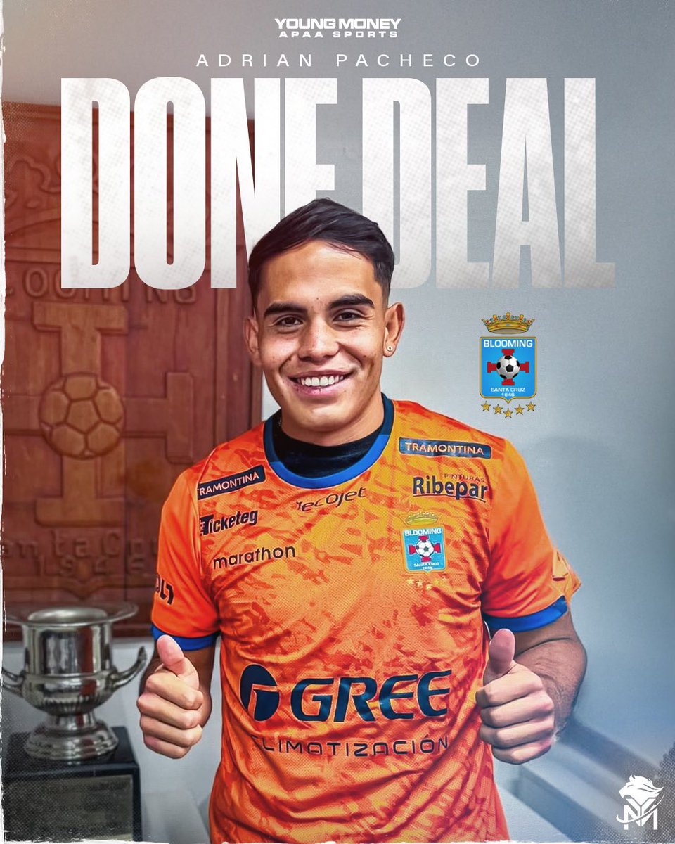 YMAPAAsoccer's tweet image. Adrian Pacheco has signed to Club Blooming of the Bolivian Premier League 🇧🇴.
The Canadian 🇨🇦 and Bolivian 🇧🇴 youth International will continue his development while trying to help Blooming qualify for Copa Lipertadores 🏆
#YMAPAA #DoneDeal