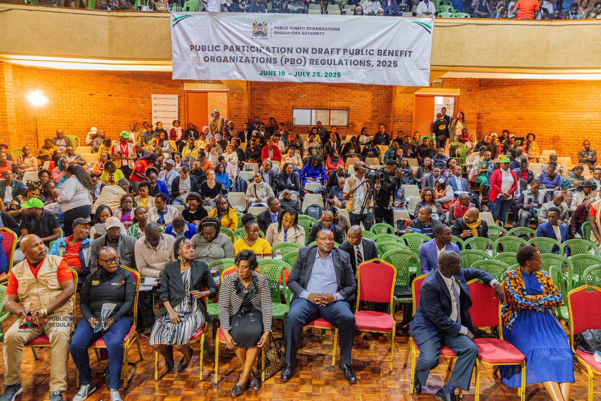 PBO_RA's tweet image. Participants were encouraged to enrich the the Draft PBO Regulations, 2025 during the public engagement at the Ufungamano House Hall, Nairobi. ^ RC #PBORegulations2025