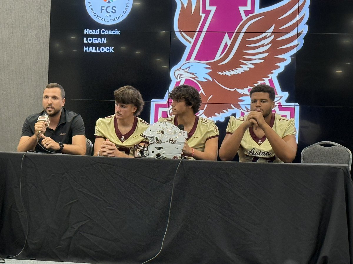FLORIDA CITRUS SPORTS High School Football Media Day for Brevard and Polk counties is underway in Orlando!! <a href="/SBLiveFL/">Florida High School On SI</a> <a href="/SBLiveFL/">Florida High School On SI</a> <a href="/WarEagle_FB/">Astronaut Football</a> <a href="/Coach_Hallock/">Logan Hallock</a> <a href="/321preps/">FLORIDA TODAY preps</a> <a href="/DanLaForestFB/">Dan LaForest 🏈</a> <a href="/GAdornatoSports/">Gary Adornato, High School on SI</a>
