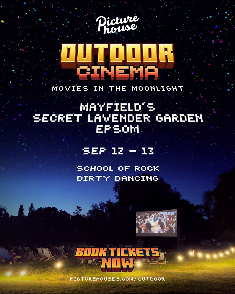 🎬 Big screen laughs or starlit vibes? Here's what’s on!
✨ Friendship: Suburban dad Craig just wants a bro — cue BBQ chaos with new neighbor Paul Rudd.

🌿 Outdoor cinema’s back in Mayfield’s Lavender Garden!
🎸 12 Sep: School of Rock
💃 13 Sep: Dirty Dancing

#EpsomCinema