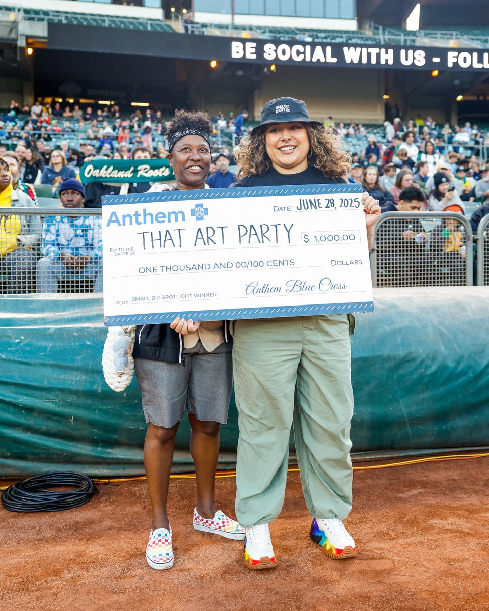 Meet That Art Party, a creative wellness community founded by Naomi Fierro Peña and our latest #SmallBizSpotlight winner with <a href="/oaklandrootssc/">Oakland Roots</a>! Serving BIPOC adults, they offer art classes designed to bolster self-care and pause grind culture. Visit thatartparty.com.