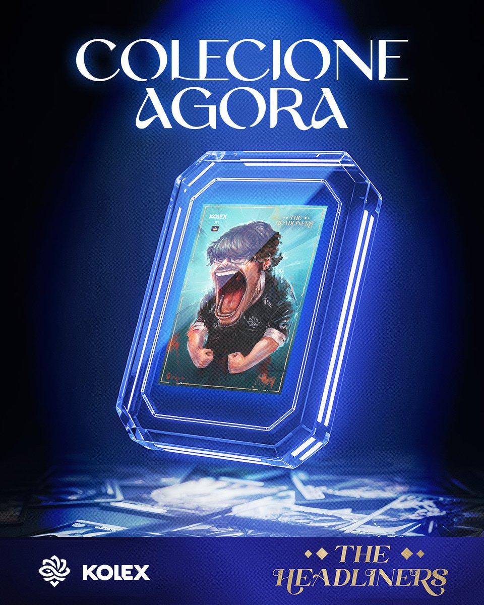 E tem colab nova na área!!!!!!
Nos juntamos à <a href="/KolexGG/">Kolex</a> e entramos na coleção The Headliners! 

Garanta agora nossos cards colecionáveis e concorra a camisas assinadas e skins usadas durante o Major oferecidas pela <a href="/MatchSkins/">MatchSkins</a>! 🔥

🔗 kolex.gg/drops/12508