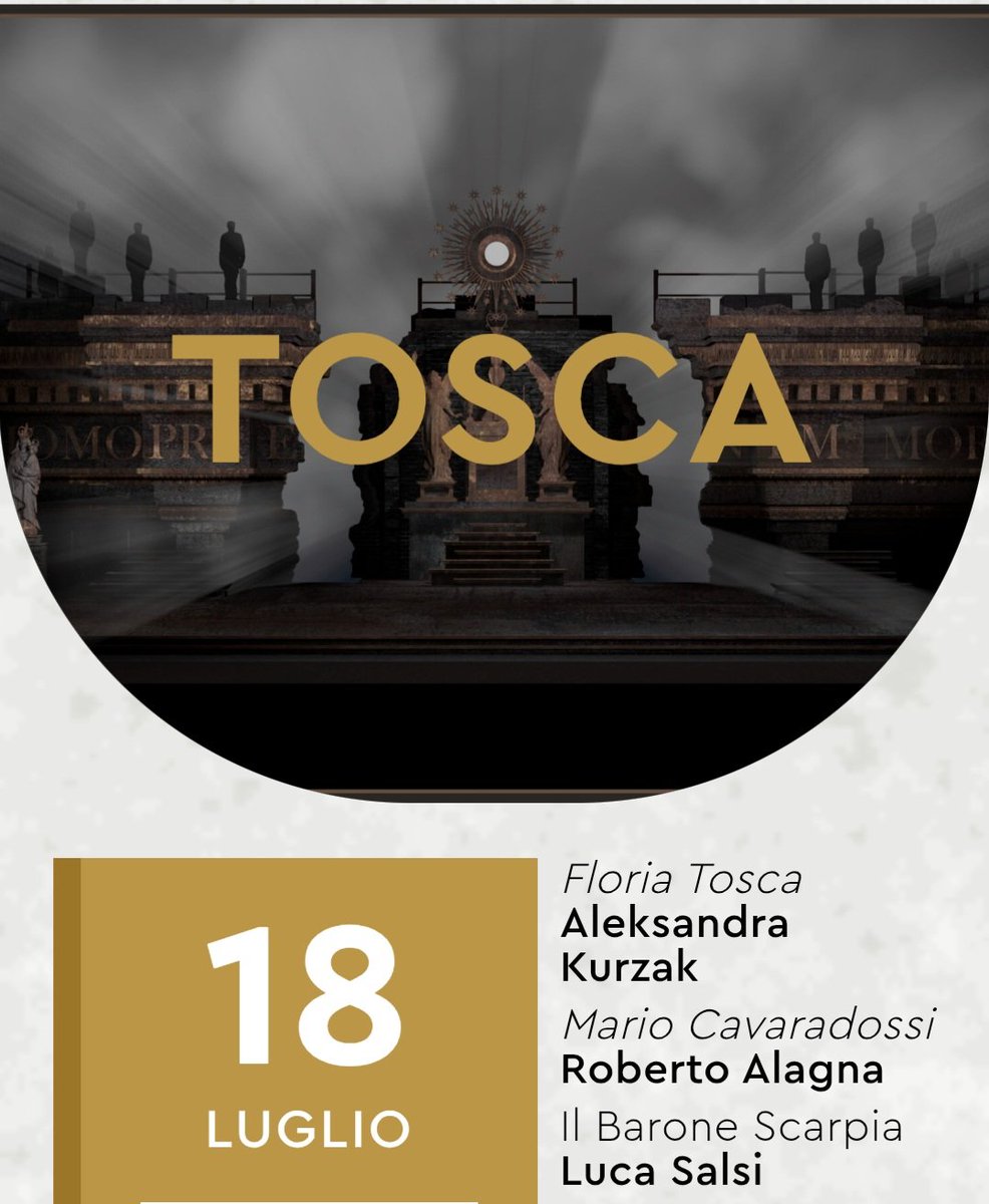 MusicInWriting's tweet photo. Passione, intrigo e tragedia. Sullo sfondo, una musica che riesce a trasmettere le emozioni più profonde dei personaggi. "Tosca", il capolavoro di #Puccini , in scena stasera al @festivalpuccini a Torre del Lago.  #lirica #opera #tosca https://t.co/uEFGbJmYYl