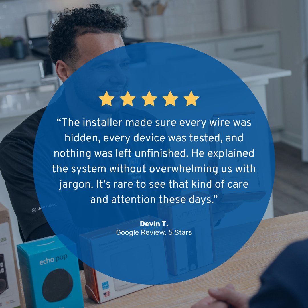 safehavensecure's tweet image. ⭐️⭐️⭐️⭐️⭐️
 This is what top-tier service looks like.

 Our techs don&apos;t just install systems, they help deliver peace of mind.

 🛠️ &quot;Every wire was hidden. Every device tested. No jargon. Just results.&quot;

If you&apos;re ready for that level of care, you know where to find us.