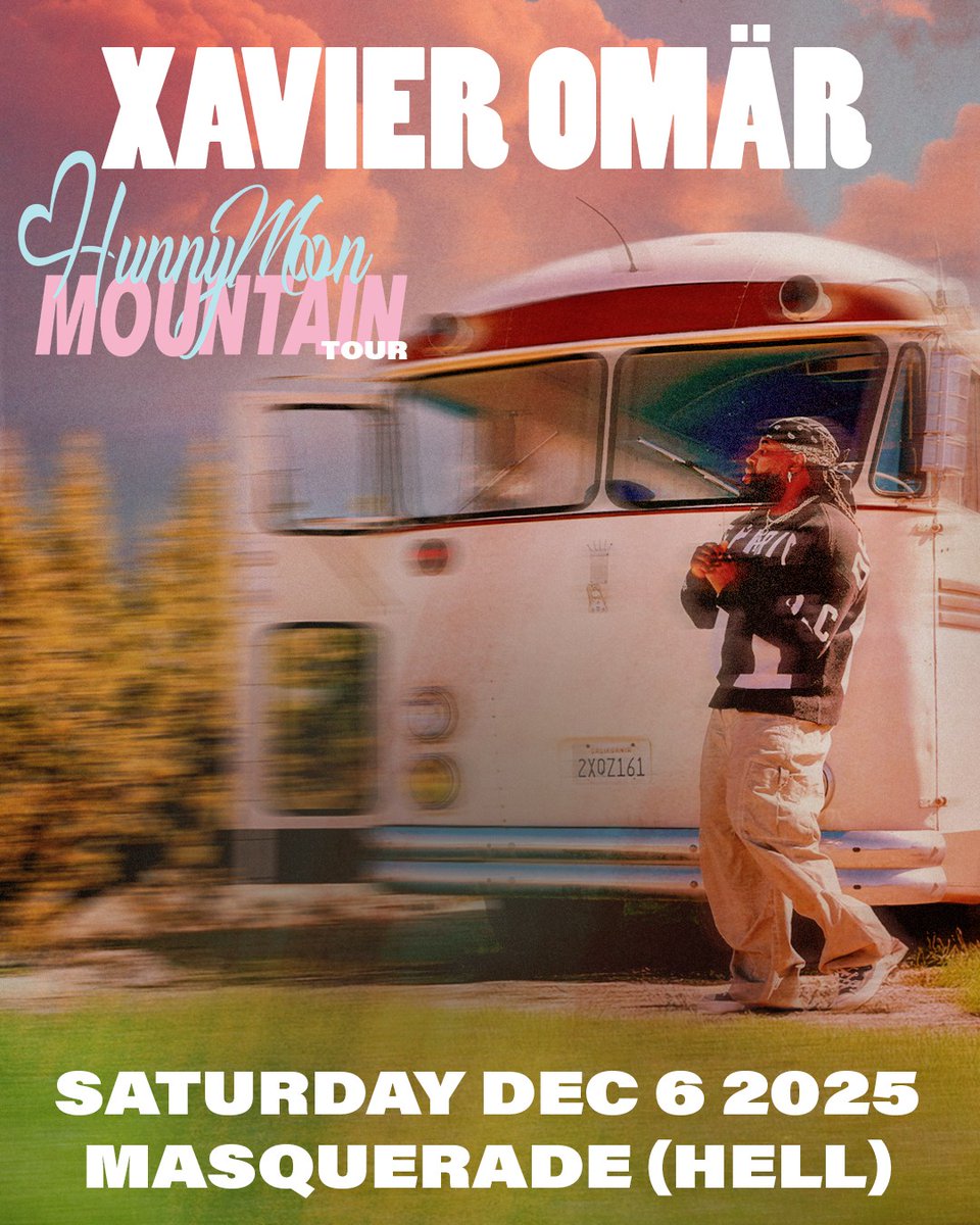 SpeakeasyPromo's tweet image. NEW ONE :: Xavier Omär plays The Masquerade on December 6th. Tickets on sale now: ticketmaster.com/event/0E0062EF…
@XvrOmar @masquerade_atl