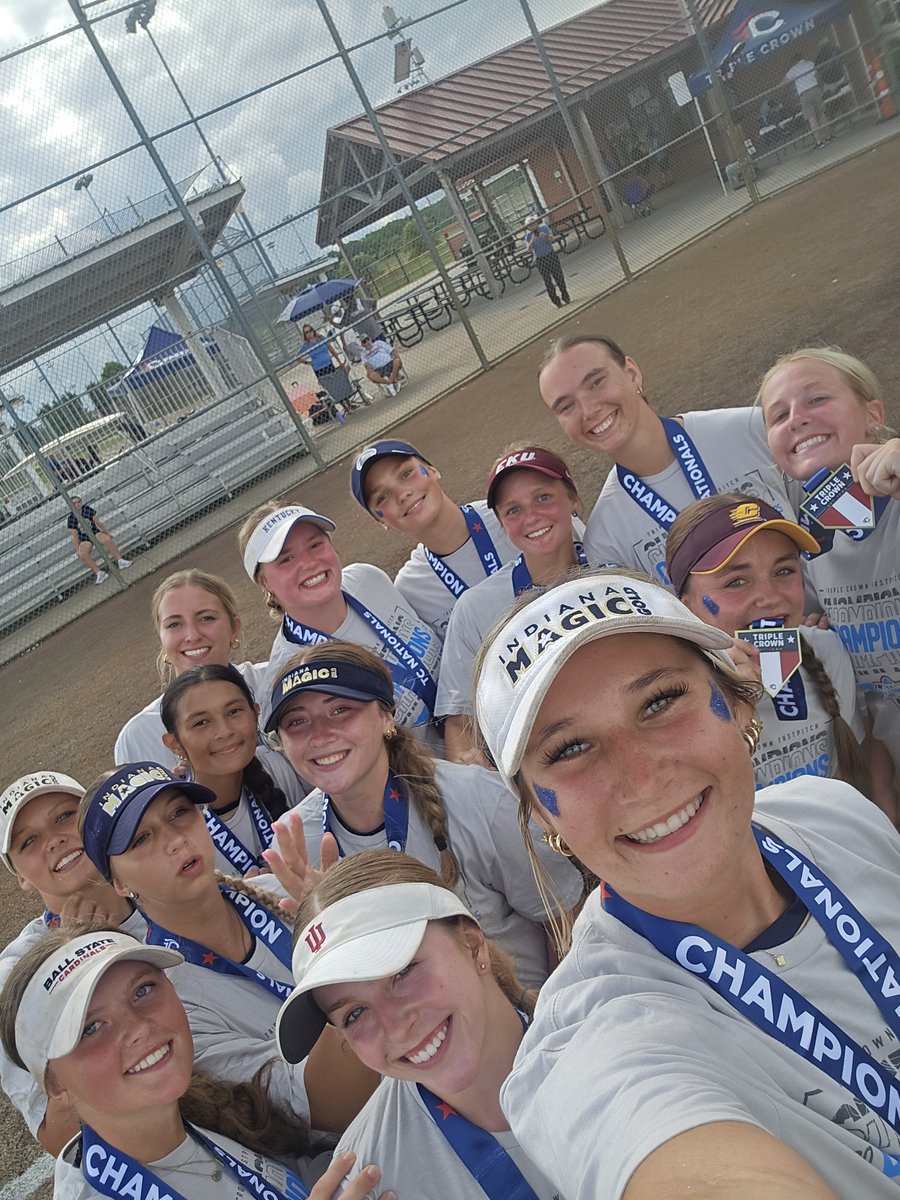 Maggie2027's tweet photo. TC NATIONAL CHAMPIONS!  Amazing week by entire @magicnational08 team.  

I hit .471 at the plate and had 0 errors.  Such a fun week.

@RitterPiper @coachanniesmith @baileyoetting09 @royast24 @ShoMcDonald @CoachDStenger @WellsBethaney22 @2Ganeff @Coach_pooch @coachcbartlett @JMan4514 @Coach_JBloomer @StacyMayJohnson @FranStrub @Hey_Coach_Bobby @PITTcoachallard @Coach_LWood @Forever_Jordann @CoachVUCONN @CoachMacUCONN @ggotgame45 @sdoepking11 @CuseSB @CodyFowlerPH @chaunseybell21 @RoncalliSball