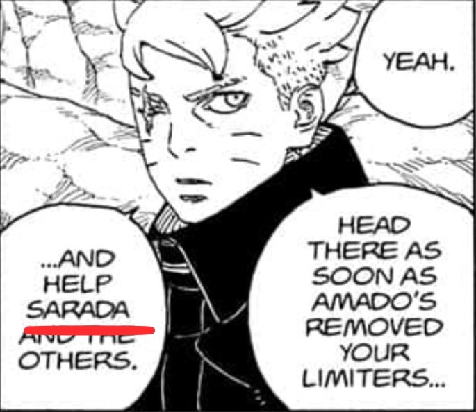 vangiealminana's tweet photo. The one he names first. The one his mind and mouth reach for without thinking. "Sarada and the others",it tells you where she stands. Front and center.Above the rest.She lives in his language.And sometimes,that's how love shows itself first,through the names we can't stop saying. https://t.co/Z6JwLLO7UQ