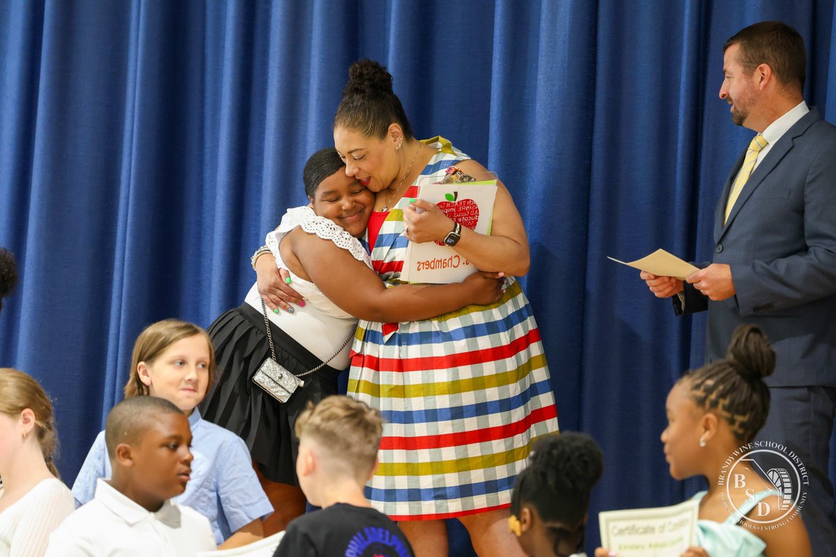 BSDk12's tweet photo. Remembering the pure joy &amp; pride on our educators’ faces during our 5th &amp; 8th Grade Move-Up Ceremonies. From smiles to hugs to high-fives, their expressions say it all. These students aren’t just moving up—they’re moving forward, with a whole school family cheering them on! https://t.co/EAf7C6ovSN