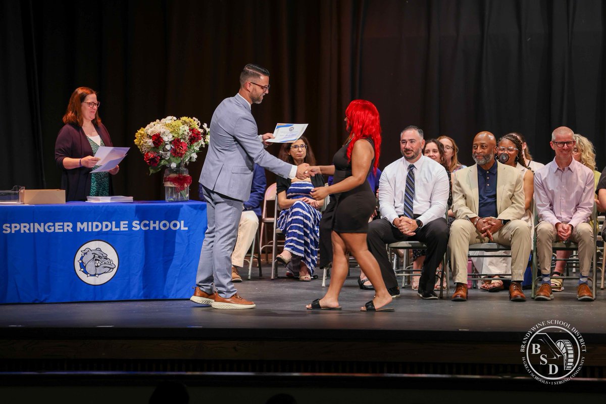 BSDk12's tweet photo. Remembering the pure joy &amp; pride on our educators’ faces during our 5th &amp; 8th Grade Move-Up Ceremonies. From smiles to hugs to high-fives, their expressions say it all. These students aren’t just moving up—they’re moving forward, with a whole school family cheering them on! https://t.co/EAf7C6ovSN
