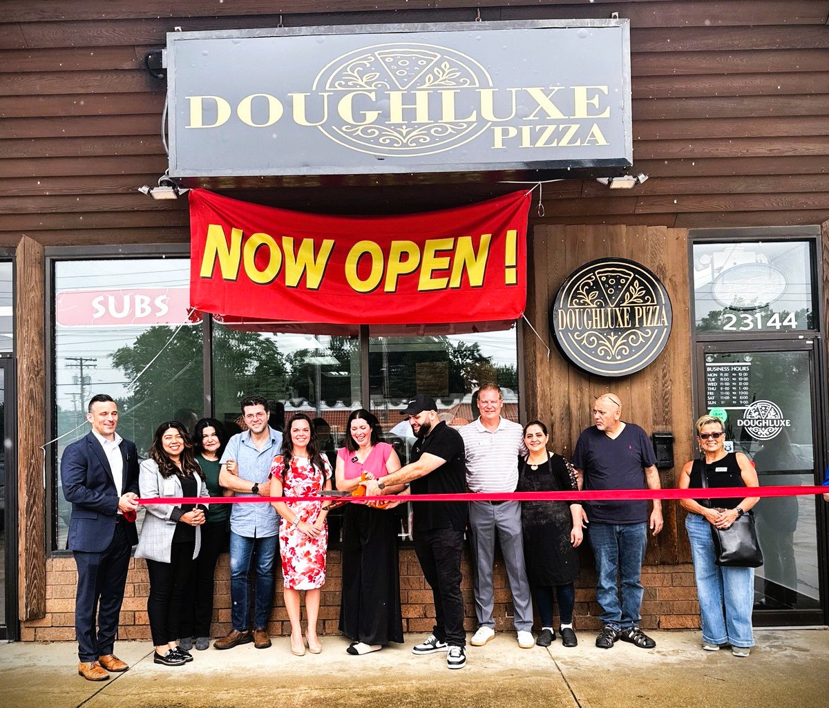 NorthOlmsted_OH's tweet photo. This past Wednesday, we celebrated the grand opening of Dough Luxe at 23144 Lorain Rd, North Olmsted with a ribbon cutting ceremony, proudly supported by the North Olmsted Chamber of Commerce.

Welcome to the neighborhood, we’re dough-lighted to have you in our community! https://t.co/MNabSIlS9c