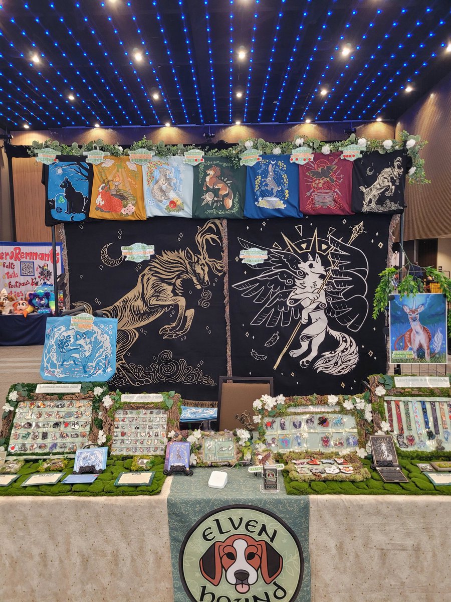 We're set up for day 2 at Eufuria!