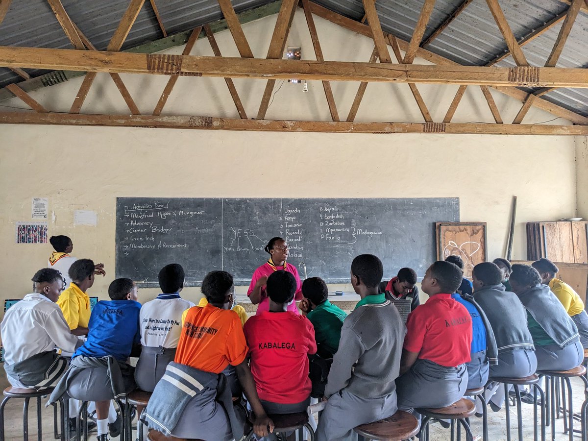 YessGirlsUGGA's tweet photo. YESS Alumnae reunited to inspire girls at Nampunge Community High School sharing the YESS journey, its impact, and how to become part of the movement.
#norecno
#yessgirlsmovement
#wagggs
@wagggsworld
@yessgirlsmovementwagggs
@asiapasificregionwagggs
@africa_region https://t.co/ySK7Xpgsyv