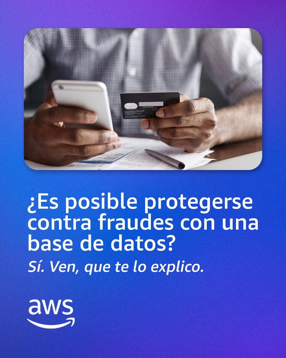 AWSLatam's tweet image. Crea escudos de protección contra fraudes con datos altamente conectados con Amazon Neptune. 🛡️☁️ Descubre más sobre los casos de uso de Amazon Neptune y aumenta la seguridad de tu empresa. go.aws/4lLDBnk