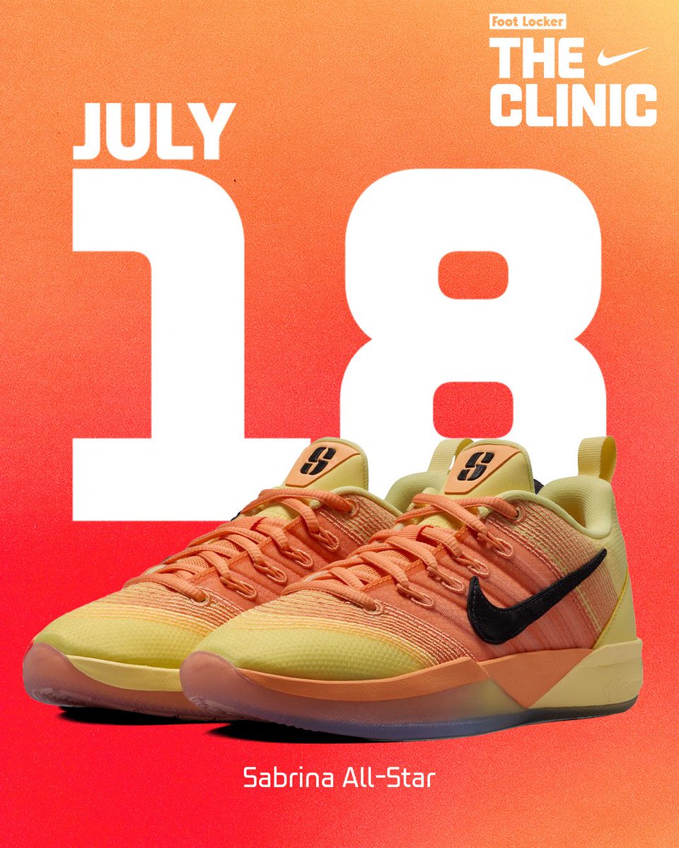 footlocker's tweet image. Things are heating up in Indy. 🔥
Slide to our Hardwood House pop-up in Indy to cop the A'One 'Supernova' and the Sabrina 3 'Bring the Heat'.