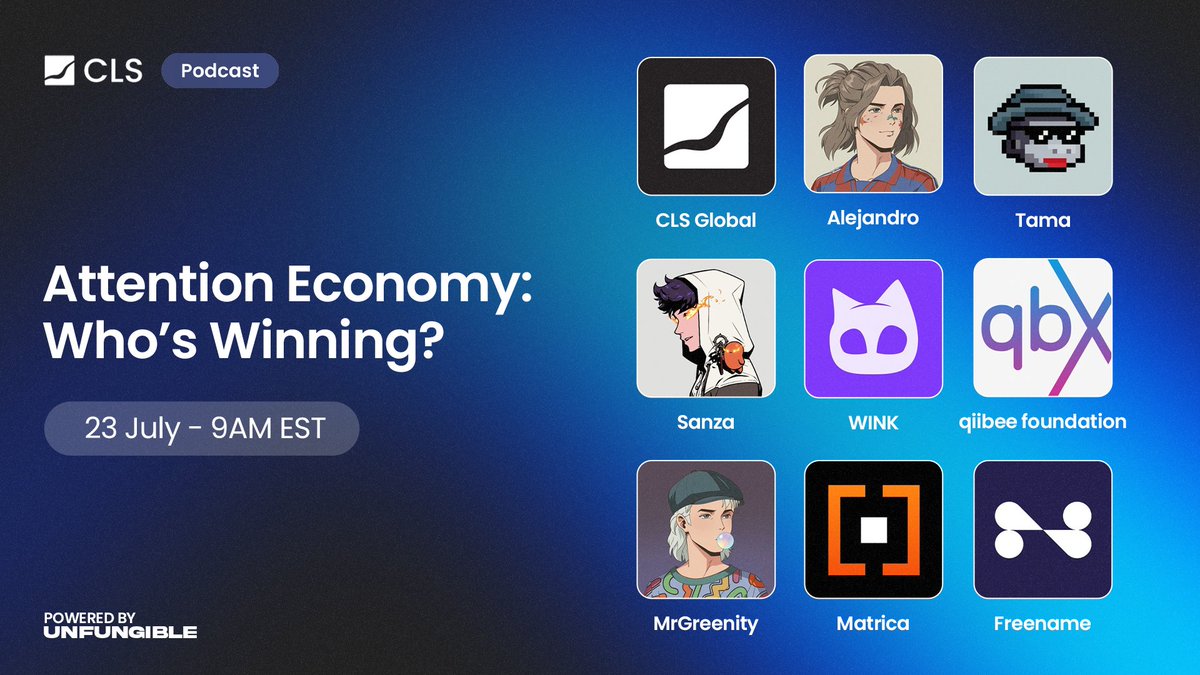 🗨️ In the attention economy, who's really winning? 

Join us this Wednesday with <a href="/Sanza/">Sanza</a> and incredible guests.

Set your reminders 👇