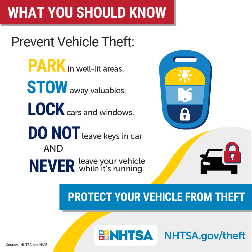 dcdmv's tweet image. A moment of carelessness can cost you your CAR or belongings. 🔒 Lock your car, and 🔑 take your keys with you.
Un momento de descuido podría costarte tu VEHÍCULO o tus pertenencias. 🔒Cierra tu vehículo con llave y🔑 no dejes tus llaves dentro del vehículo.