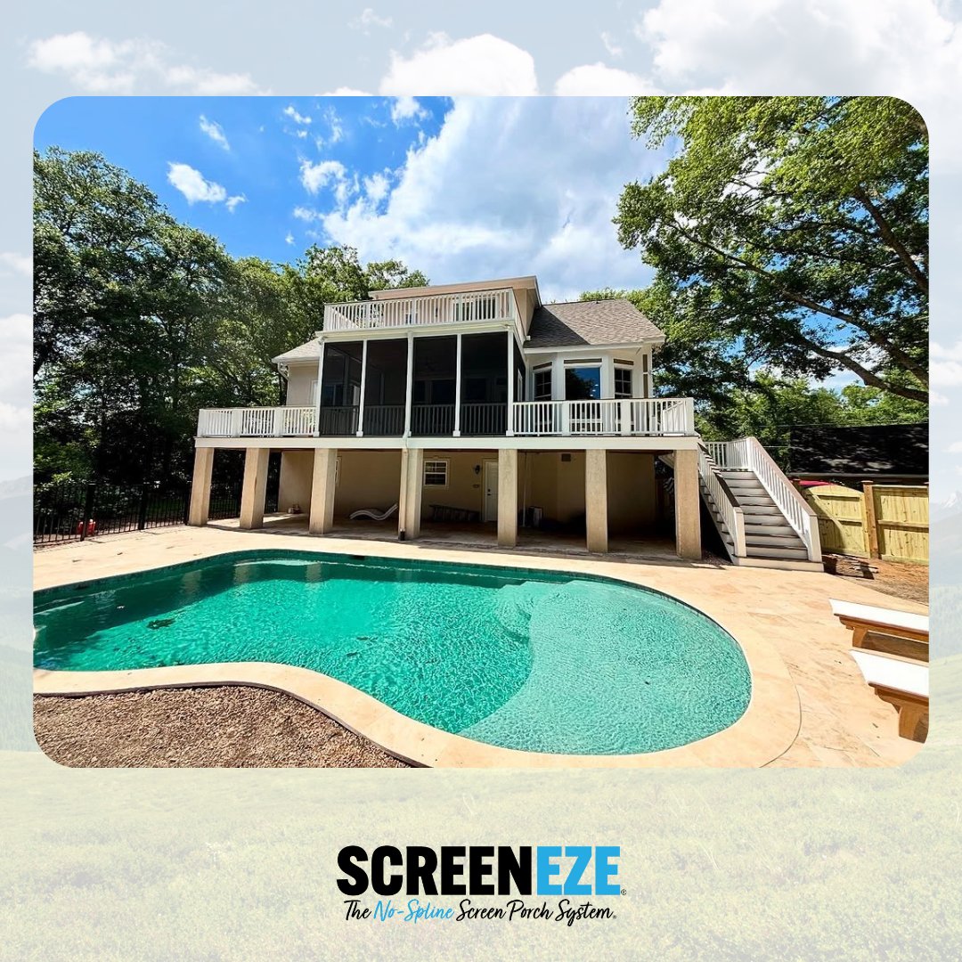 SCREENEZE® | The No-Spline Screen Porch System tweet media