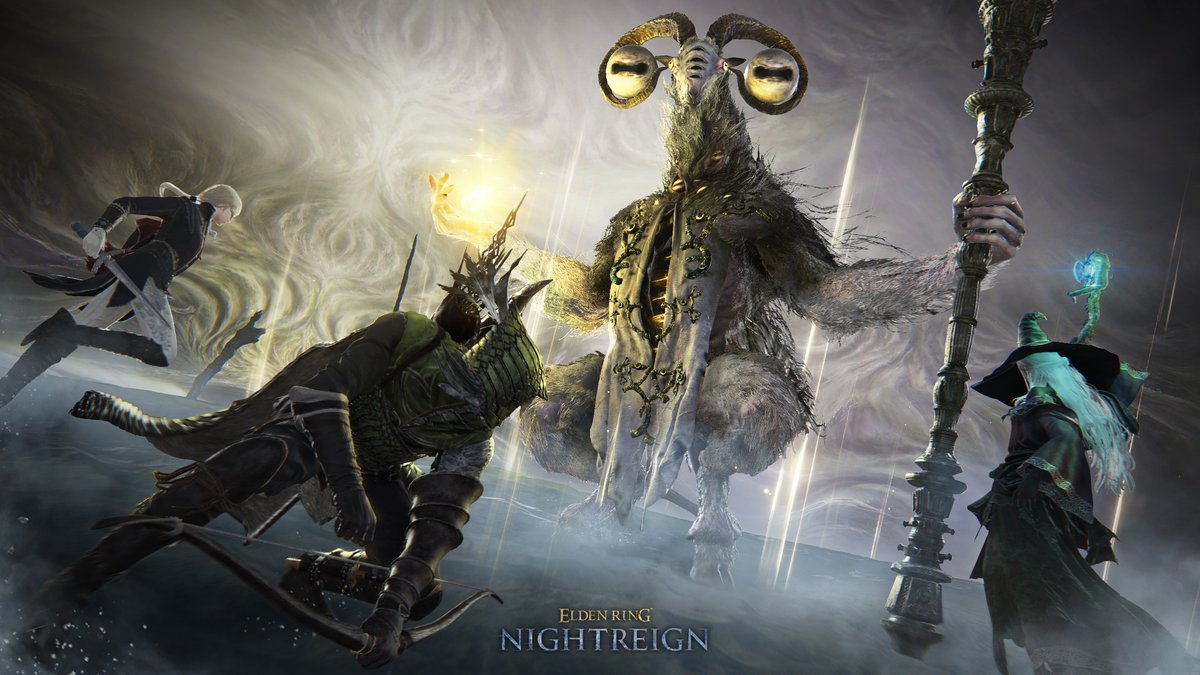 ELDENRING's tweet image. The veil thins, and the Night hungers still.
On July 31, 2025, a new Everdark cycle shall begin; the enhanced Nightlords Tricephalos, Augur, Equilibrious Beast and Fissure in the Fog will soon unleash their darkest powers upon Limveld.
#ELDENRING #NIGHTREIGN