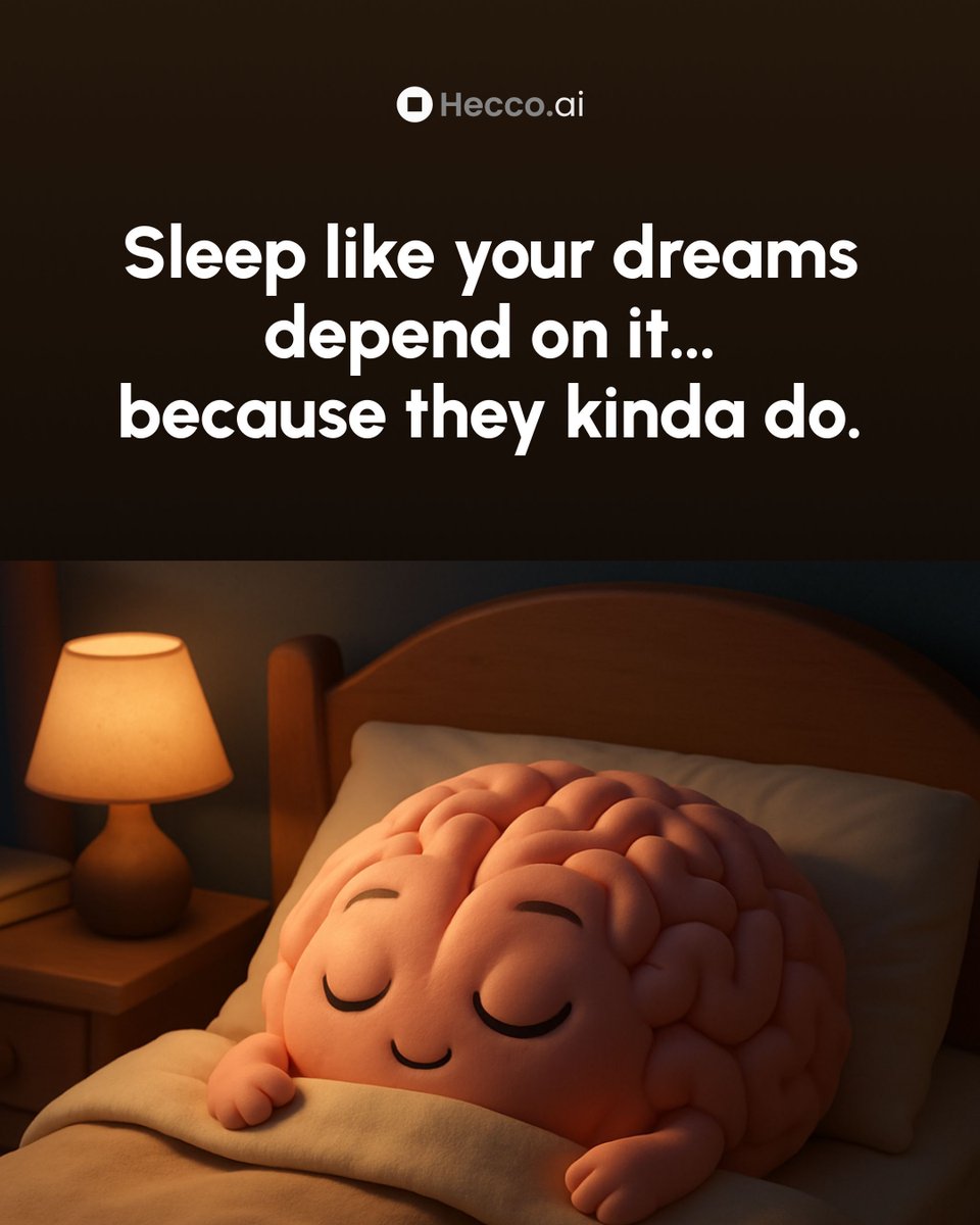 Hecco_AI's tweet photo. A good day starts the night before.
Sleep on time. Your body and brain will thank you.

#HeccoAI #SleepWell #HealthyHabits #BetterSleepBetterYou #WellnessMadeSimple #DigitalWellness #HealthTech https://t.co/4zoN2jflc8