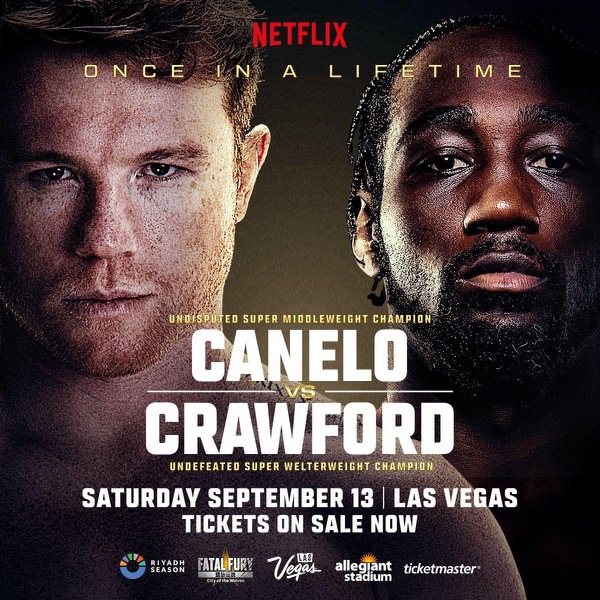 ArcherOfInfamy's tweet image. Fight of the century. Fight of a lifetime. Fight that will live forever.
Tickets Onsale Now!
#CaneloCrawford #RiyadhSeason
ticketmaster.com/canelo-vs-craw… #ad