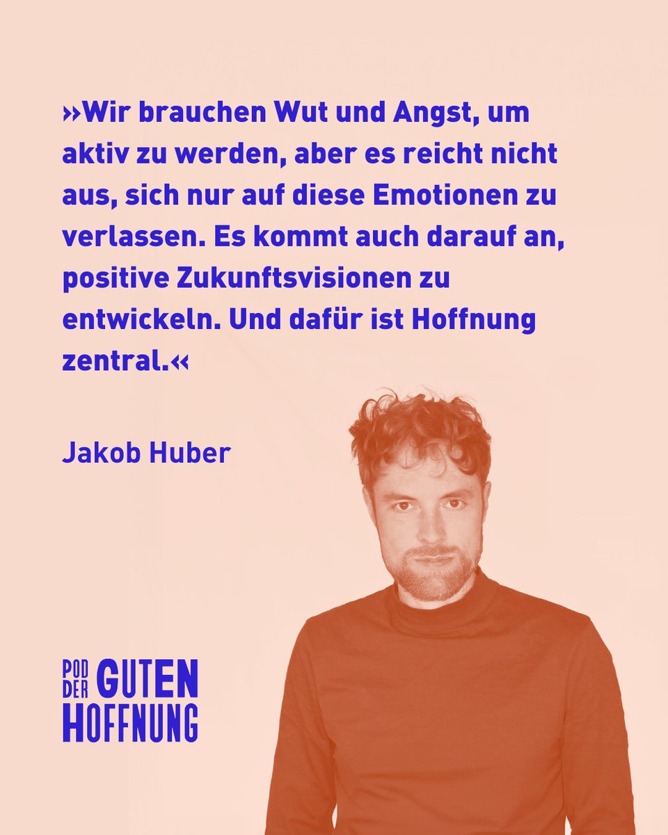 BoellStiftung's tweet image. Worauf dürfen wir in der Klimakrise eigentlich hoffen? Philosoph @JakobAHuber sagt: Hoffnung ist keine Vertröstung, sondern eine Haltung, die zum Handeln ermutigt.
Der „Pod der guten Hoffnung“ ist der Klima-Podcast der uns und @treibhauspost - reinhören! sohub.io/rnne