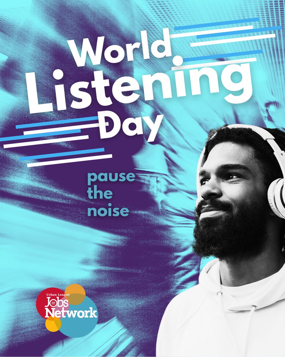 Today is World Listening Day—a moment to pause the noise, unplug from tech, and truly listen. For Black professionals navigating daily pressures, mindful listening can deepen connections, reduce stress, and ground you in the present. Stillness is powerful. Lean in.