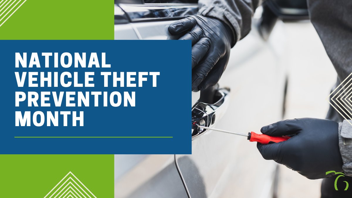 MIDIFS's tweet image. July is National Vehicle Theft Prevention Month! Your insurance provider can help you get coverage in case of auto theft but get ahead by taking preventative measures to protect yourself today! Go to nhtsa.gov/road-safety/ve… for more information.