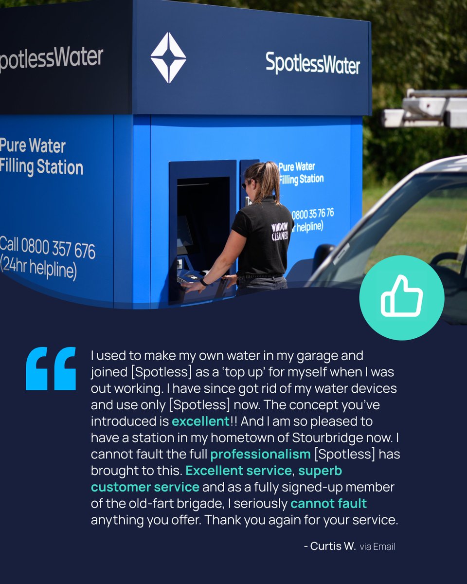 A positive review from a satisfied Stourbridge SpotlessWater customer who shares why he made the switch to SpotlessWater, and why he has never looked back.👏😊

#positivereview #customerreview #StourbridgeSpotlessWater