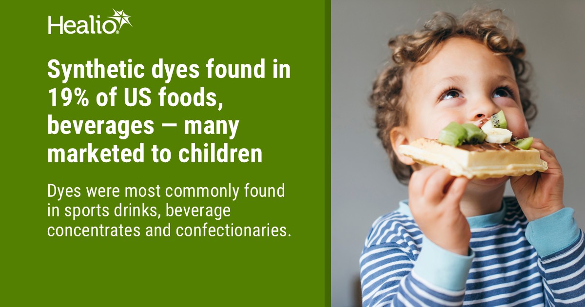 GoHealio's tweet image. Which of these contain synthetic dyes?
🍫 Candies
🥤 Soft drinks
🌭 Hot dog buns
🌮 Taco shells
If you guessed all of the above, you’d be right.
A new study found 19% of US foods and beverages contain #syntheticdyes. @georgeinstitute @AvivaMusicus
🔽🔽
healio.com/news/primary-c…