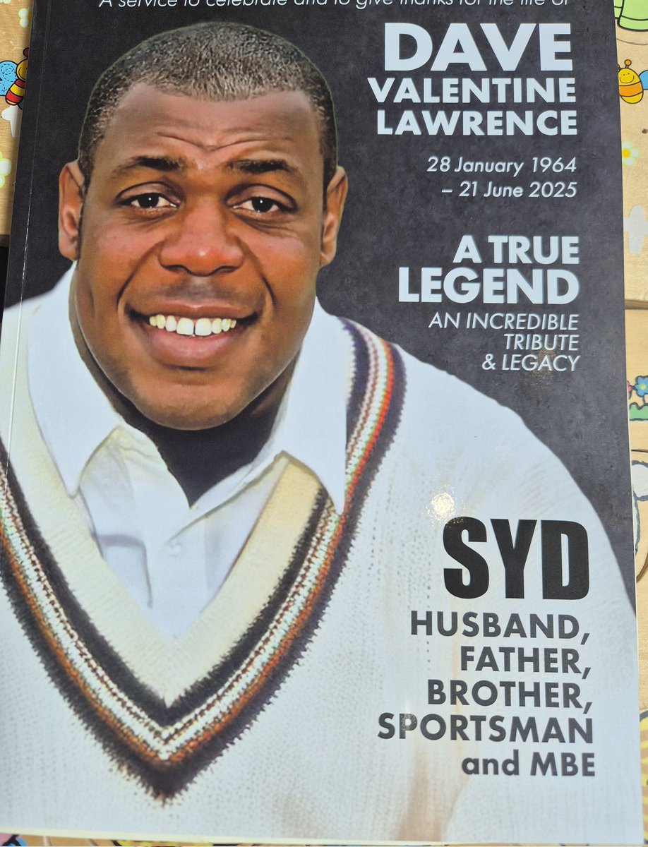 Standing room only and huge Bristol turnout at St Mary Redcliff for one of its favourite sons. England Cricketer, club owner and Windrush son David Syd Lawrence.