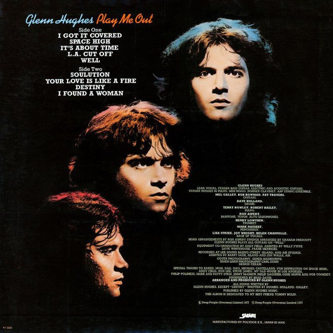 ctcfanzine's tweet image. #FlashBackFriday ⚡ JULY 18, 1977 ⚡ Glenn Hughes @glenn_hughes debut solo album, "PLAY ME OUT" released 🌎 📀 #PMO #GlennHughes #PlayMeOut youtu.be/FMMTvg426Y0