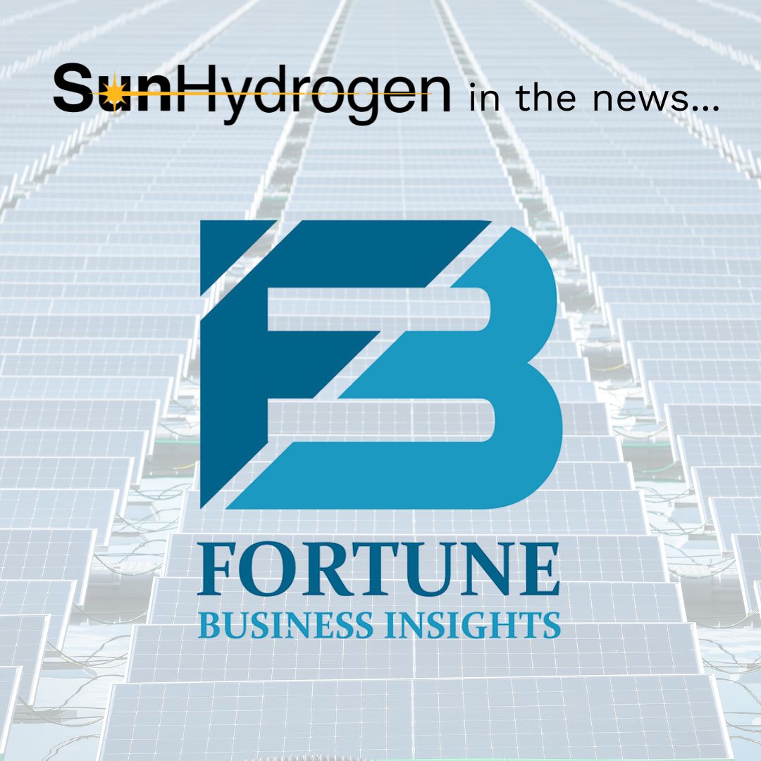 SunHydrogen was recently featured in Fortune Business Insights’ latest report on the solar hydrogen panel market highlighting our role in advancing renewable hydrogen, offering a scalable, clean energy solution. #renewablehydrogen #cleanenergy
