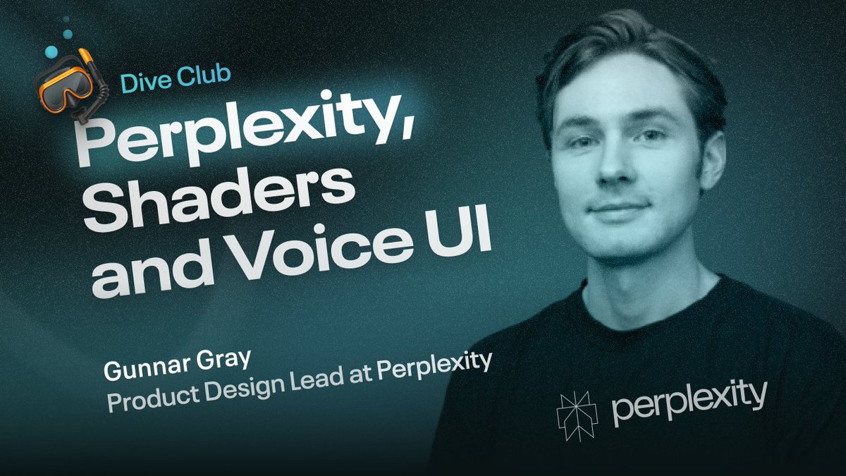 ridd_design's tweet image. Today's episode with @gunnargray is all about the rise of the generalist designer 💪
We go deep into:
✧ Learning metal shaders
✧ Designing Perplexity's Voice Mode
✧ How AI is changing the design process
Enjoy 👇
youtube.com/watch?v=K71v8o…
