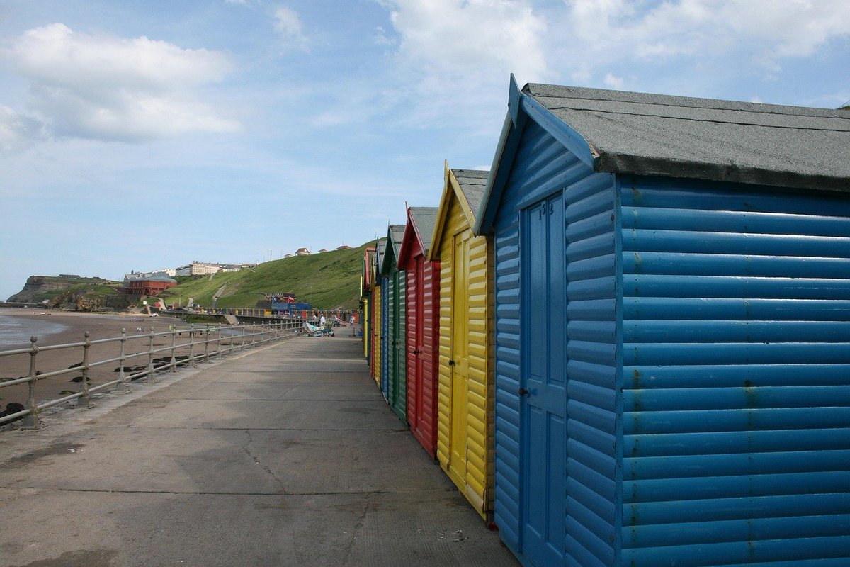 Visit Whitby (@visitwhitby) on Twitter photo Who would you like to take a stroll past the beach huts with? 
#whitby #FridayThoughts #beachhut Who would you like to take a stroll past the beach huts with? 
#whitby #FridayThoughts #beachhut