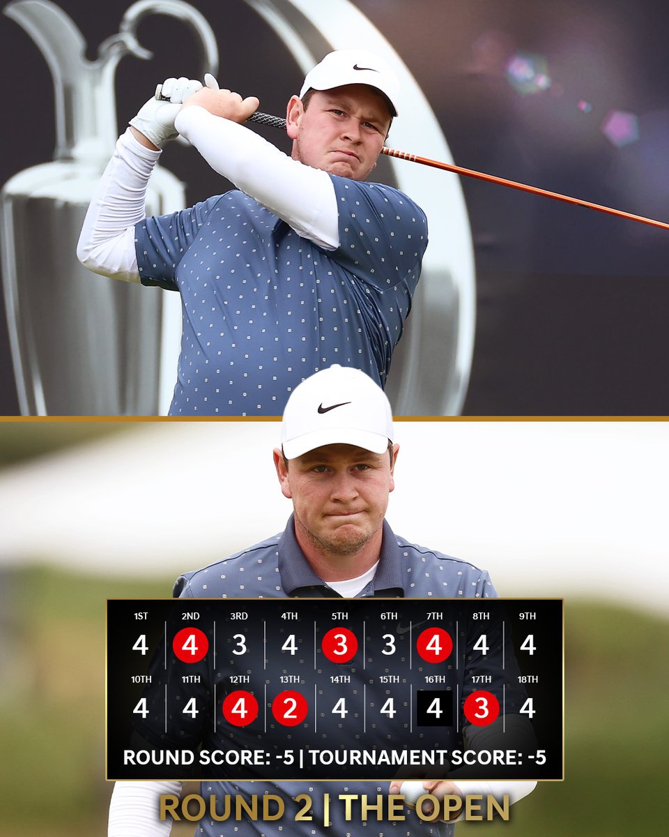 ScottishOpen's tweet image. Bob on the charge at Royal Portrush 📈
#GenesisScottishOpen #RolexSeries #FedExCup