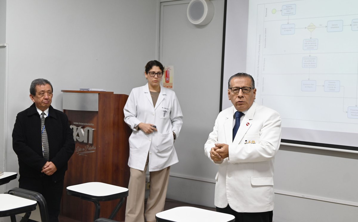 ¡Avanzamos por una mejor atención! 🏥🔍
El INSN presentó un nuevo sistema para reportar incidentes y eventos adversos. Esta herramienta ayudará a mejorar la calidad del servicio y proteger a nuestros pacientes.

#NotaDePrensa: gob.pe/institucion/in…