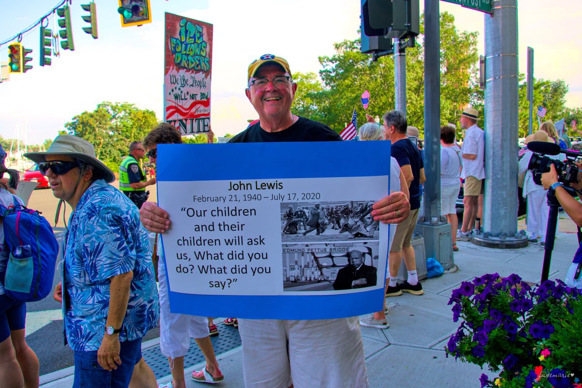 Good Trouble Lives On - Mamaroneck, NY 7.17.25
#protest #demonstration #resist #rally #GoodTroubleLivesOn