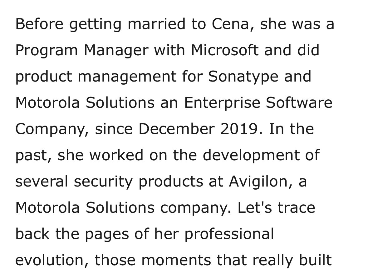 dalibali2's tweet image. Who knew John Cena married a program manager from Microsoft and Sonatype