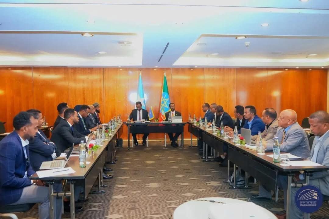 🚨 Midterm review meeting of the technical committee of the Somalia and Ethiopia aimed at assessing the implementation level of the agreements reached during the inaugural Joint MinisterialCommittee meeting held in Mogadishu officially opened today at the Hilton Hotel Addis Ababa